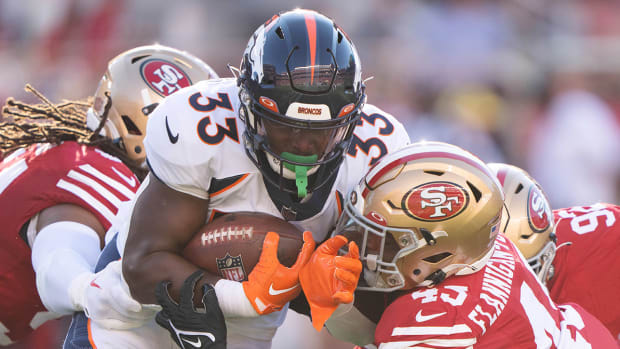 Denver Broncos running back Javonte Williams